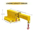 thumbnail image 2 of Ataucjin 6000 lbs/3 Ton Adjustable Forklift Mobile Crane, Telescoping Design (83" - 149") for Warehouses, Factories, and Construction Sites, 2 of 7