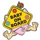 thumbnail image 4 of Baby Sign Stickers Auto Car Etiquetas De Advertencia Impermeables Calcomanías, 4 of 9