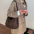 thumbnail image 5 of HUISZJ Faux Suede Crescent Crossbody Bag, Adjustable Shoulder Strap Crossbody, Faux Suede Underarm Bag for Women Travel Work (Coffee), 5 of 8