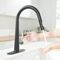 thumbnail image 5 of Jerry Guo Sensor Touchless Kitchen Faucet Matte Black, 5 of 5