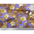 thumbnail image 3 of Soimoi Polyester Crepe Fabric Floral & Leaves Tropical Print Sewing Fabric Yard 42 Inch Wide, 3 of 3