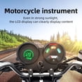 thumbnail image 3 of Motorcycle Fuel Level Meter, Motorbike Speedometer Accurate Reading Real Time Monitoring Clear Display Adjustable 7 Colors  for CG150 Fan150 2010 2012, 3 of 7