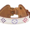thumbnail image 4 of Pre-Owned Louis Vuitton Brasslete PM Bracelet Bangle M92485 Monogram Multicolor Canvas Blanc..., 4 of 10