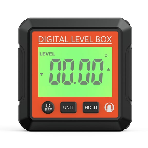 Gauge Digital Level Angle Gauge Meter Electronic Protractor Inclinometer With Magnetic Base LCD  Level Box Angle Finder Gauge