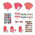 thumbnail image 4 of Inteprter Bolsas de papel navideñas Set Clips Cuerda de algodón Pegatinas Etiquetas colgantes Fiesta Kits de decoración para fiestas, 4 of 6