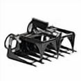 thumbnail image 3 of Titan Attachments 42" Mini Skid Steer Root Grapple Bucket, Universal Quick Tach Connection, 3,000 PSI Hydraulic Cylinder with Cylinder Guards, for Clearing Trees, Roots, Rocks, Brush, 3 of 4