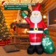 thumbnail image 5 of Papá Noel Inflable De Navidad De 2.4m Para Decoración Con Blanco Led Banna, 5 of 8