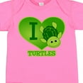 thumbnail image 4 of Inktastic I Love Turtles Boys or Girls Baby Bodysuit, 4 of 5
