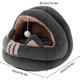 thumbnail image 2 of Pet House Cat Nest House Semi Closed Washable Warm Cat Bed with Removable Cushion for Puppy Cat Under 50cm, 2 of 5