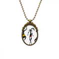 thumbnail image 1 of Primitivos aborígenes totems baile negro de África Collar Colgante Vintage de bronce antiguo de joyeria de lujo de regalo Unbranded M, 1 of 3
