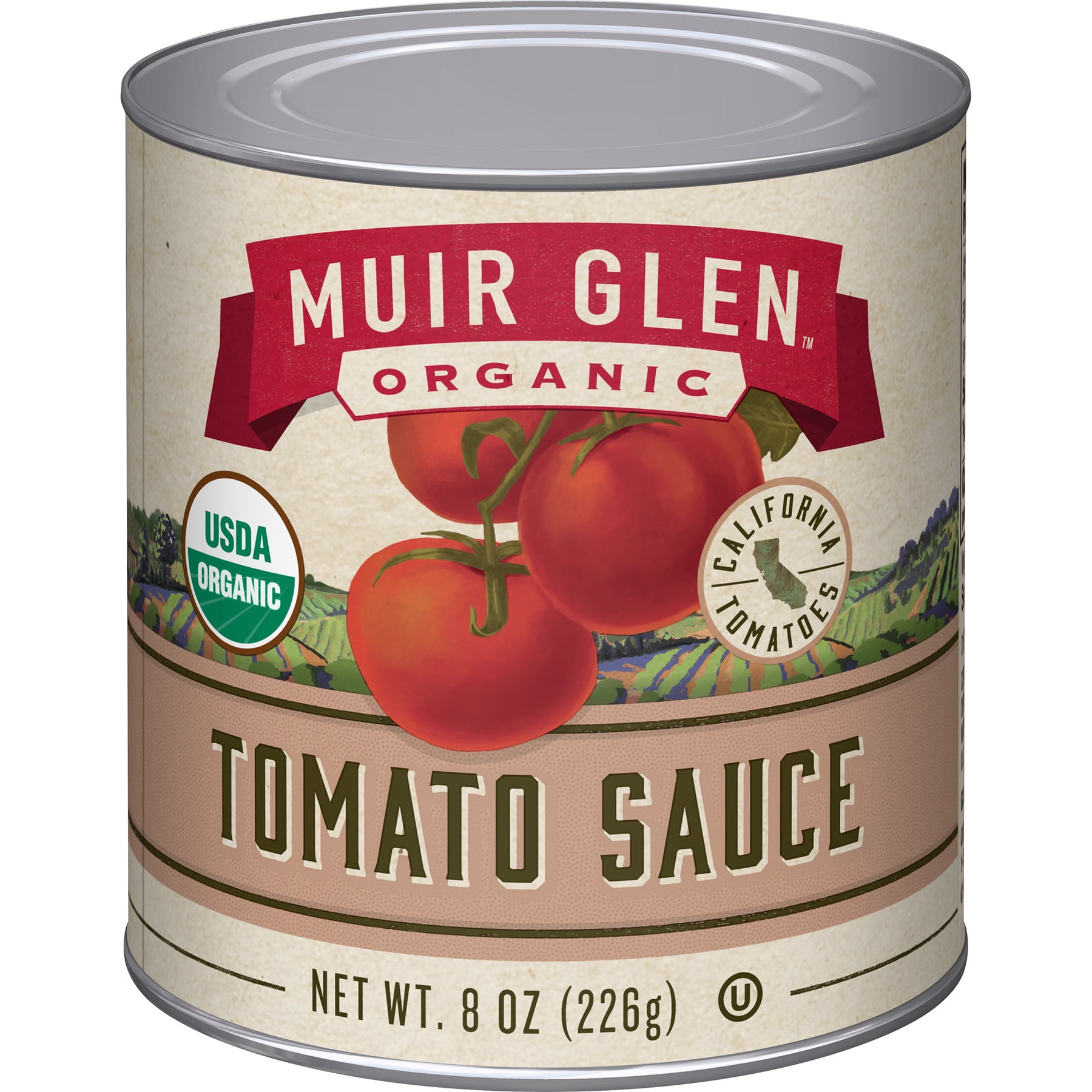 Muir Glen, Organic Gluten Free Tomato Sauce, 8 oz