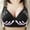 Black, variant on Sports Bras for Women Plus Size, Women Fashion Printed Bra Wire Underwear One-Piece Bra Everyday Underwear,Red,XL
