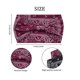 thumbnail image 3 of Boho Bandeau Diademas para Mujer Bandanas Anchas Diademas Bufanda para el Cabello con Nudos Diademas Diademas Africanas con Estampado Floral Turbante elástico Envolturas para la Cabeza Gruesas, 3 of 5