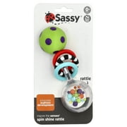 Sassy Inspire The Senses®, Spin Shine Rattle, 0+ Months, 1 Count