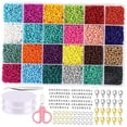 thumbnail image 1 of Abbracc 1 Ensemble de Perles Rondes Petites Perles Espaceurs pour Fabrication de Bijoux, 1 of 7
