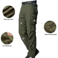 thumbnail image 3 of JOMLUN Mens Hiking Pants Outdoor Quick Dry Convertible Zip Off Shorts Outdoor Quick Dry Lightweight Fishing Travel Safari Cargo, 3 of 5