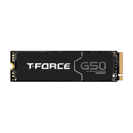 Team Group T-FORCE G50 M.2 2280 4TB PCIe 4.0 x4 with NVMe 1.4 TLC Internal Solid State Drive (SSD) TM8FFE004T0C129