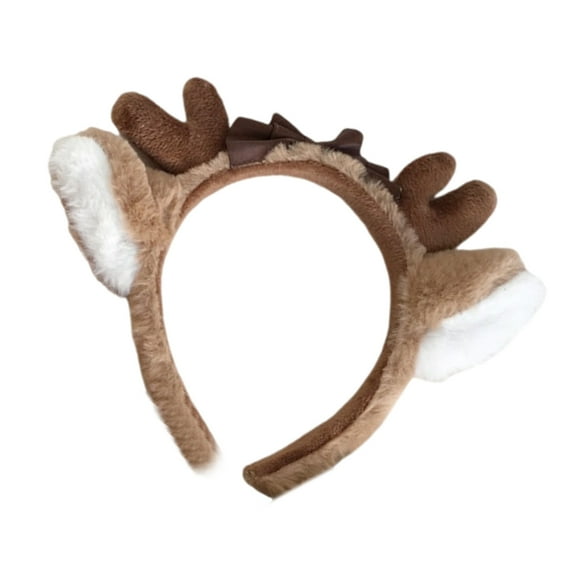 Aellinatey Plush Deer Ear Hairband Anime Headband Roleplay Game Headwear for Theme Event
