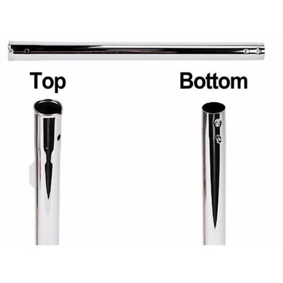 19" Fit All 1.25" Vacuum Locking both Upper & Lower Metal Wand No Channel 1 1/4