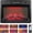 Black-23", variant on Heynemo 18" Electric Fireplace Insert, Recessed Fireplace Heater with Remote Control, Small Heater with Low Noise, Adjustable Temperature, 8H Timer, Adjustable Flame Brightness, 110V/1500W, Black