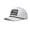 Arctic White (Roped), variant on Performance Golf Hat – Adjustable Snapback Trucker Baseball Cap for Men & Women - Jetset Series (Thin Red Line, Red Rosso)