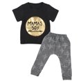 thumbnail image 1 of Niño Recién Nacido De Los Bebés De Los Niños De La Camiseta Tops + Pants Equipa Sistemas De La Ropa 0-3Y Sunnimix La ropa del muchacho, 1 of 8