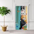 thumbnail image 4 of Cat-Themed Door Cover, 6x2.9ft Happy International Cat Day Door Banner, Cute Animal Door Decoration, Vibrant Home Decor for Kids Room, Nursery, Living Room, 4 of 6