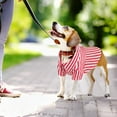 thumbnail image 4 of Queenmore Dog T-Shirt Dog Clothes ,Cozy Soft All polyester fabric Stripe Shirts ,Cute Casual Lightweight Puppy Vest for Small Medium Large Dogs with Pocket,Red, 4 of 8