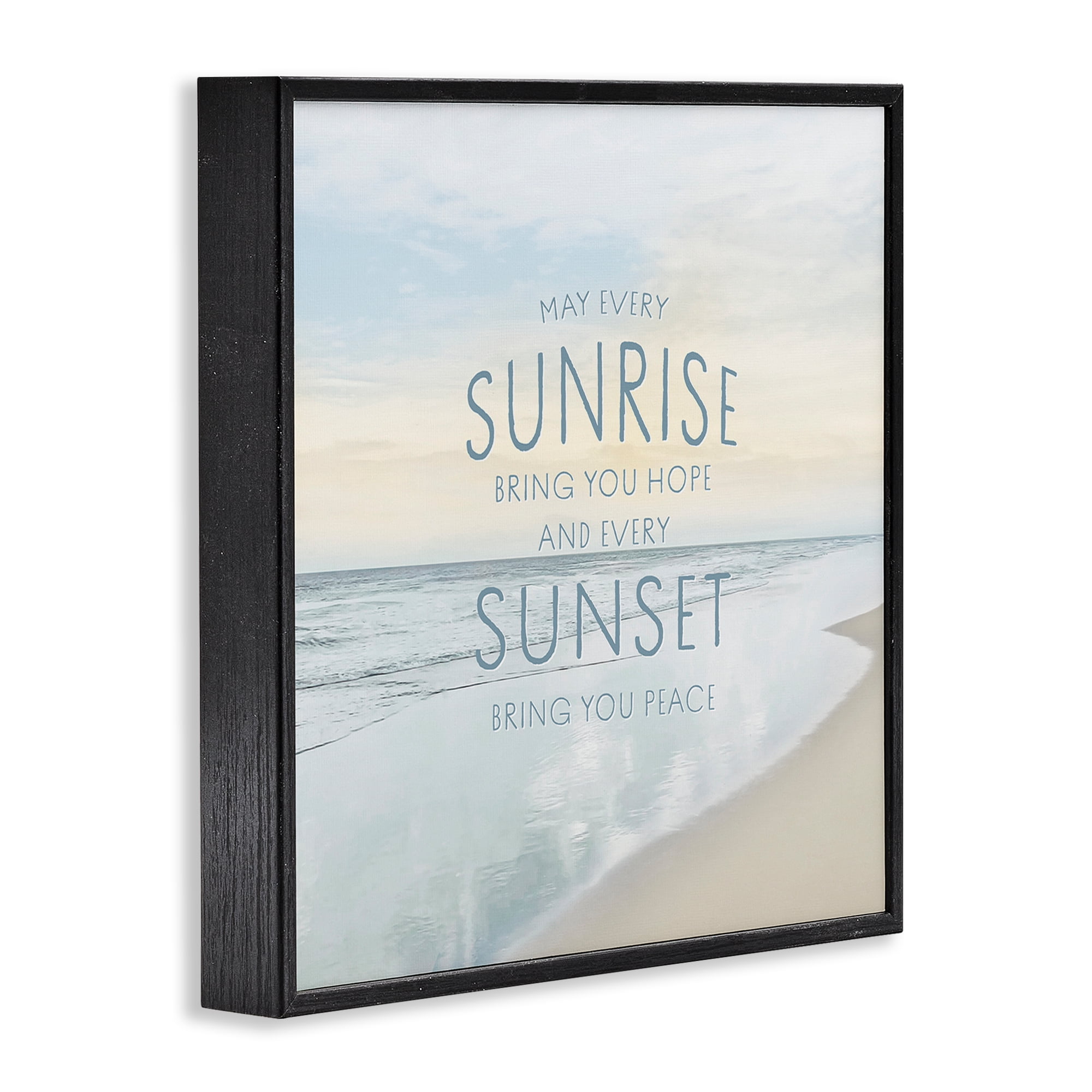 Stupell Industries Sunrise & Sunset Statement Black Framed Giclee Art, design by Natalie Carpentieri