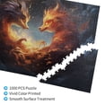 thumbnail image 2 of Sikiie Red And Gray Flame Fox Puzzle, Jigsaw Puzzles, Jigsaw Puzzles 1000 Pieces, Custom Jigsaw Puzzle for Adults (29.5×19.7in, Horizontal), 2 of 9