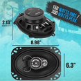 thumbnail image 3 of Pyle PL5173BK 5-Inch x 7-Inch 300-Watt-Max 3-Way Coaxial Speakers, 3 of 6