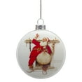 thumbnail image 2 of Northlight Norman Rockwell 'Filling The Stockings' Glass Disc Christmas Ornament - 3'", 2 of 5
