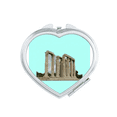 thumbnail image 1 of Temple Building Antiquity Mirror Travel Magnification Portable Handheld Pocket Makeup, 1 of 3