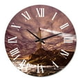 thumbnail image 2 of Designart 1 in Quartz Coastal Wall Clock, 2 of 5