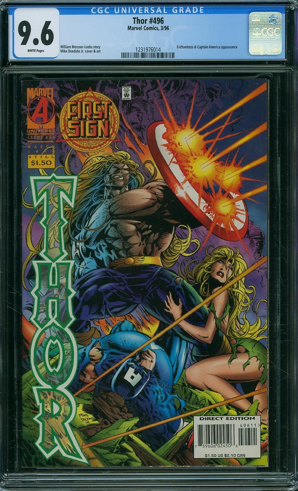 Cover of Thor #496
