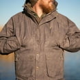 thumbnail image 4 of AVERY Men's Heritage Hybrid Marsh Brown Wader Jacket, Size: S (A1010049-MB-S), 4 of 7
