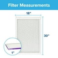 Filtrete by 3M, 18x30x1, MERV 12, Advanced Allergen Reduction HVAC