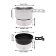 thumbnail image 5 of Multi-functional Split Electric Hot Pot W/Anti-scald Handle Non-stick Frying Pan, 5 of 24