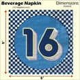thumbnail image 4 of Havercamp Boys 16th Birthday Deluxe Party Pack for 16 Guests! Includes 16 ea. Dinner Plates, Side Plates, Luncheon Napkins & Beverage Napkins and 24 Party/Food Picks., 4 of 8