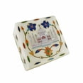 thumbnail image 1 of Marble Jewelry Box Inlay Taj Mahal Floral Design Gift Décor, 1 of 3