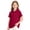 Wine #141, variant on Girls School Uniform Polo Shirt Casual Summer Short Sleeve Comfy Pique Knit Top Back to School Outfit