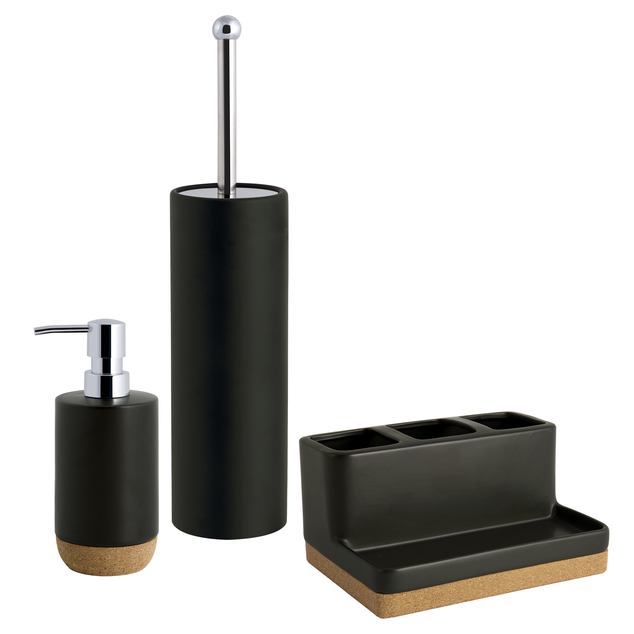  Yew Design - Matte Black Toilet Bowl Brush for