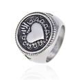 thumbnail image 2 of Anillo de corazón romántico de diseño Simple para mujer, anillos de acero inoxidable para fiesta de ceremonia de boda, joyería para mujer, Ropa, zapatos y accesorios Miscelánea Talla 11 Minnieouse AP015216-04, 2 of 6