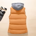 thumbnail image 3 of Viikei Winter Jackets Women Cotton Jacket for Women Women Plus Size Jackets and Coats Winter Warm Fashion Solid Hooded Cotton Jacket Vest, 3 of 6
