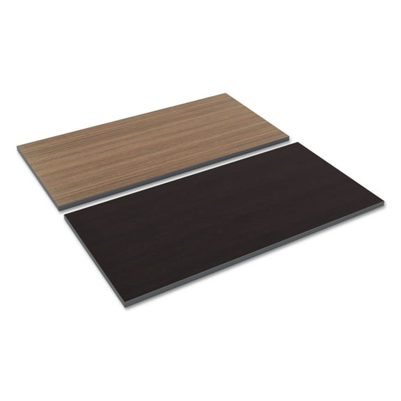 Alera Reversible Laminate Table Top, Rectangular, 47 5/8w X 23 5/8d, Espresso/walnut