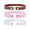 Brown+Pink+White, variant on AWAYTR 3 Pcs Children Magnetic Buckle Elastic Belts Easy Wear Adjustable Stretch Belt for Toddler Boys Girls Pants