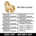 thumbnail image 2 of Majestic Standing Horse Wood Mini Charms Shapes DIY Craft Jewelry - No Hole - 16mm (22pcs), 2 of 7
