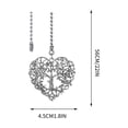 thumbnail image 3 of Pendant Beaded Pull Cord Crystal, 3 of 7