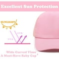 thumbnail image 5 of WOYY Baby Boy Girl UPF 50+ Baseball Cap Solid Breathable Adjustable Snapback Hat Sunhat, 5 of 6