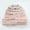 Pink, variant on Warm Lazy Beanie - A soft Everyday Beanie With A Chunky Knit Fabric